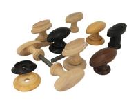 Houten deurkrukken