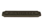 IJzer deurplaatje "Keuken" rechthoekig 115x36mm