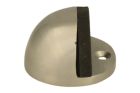 Butée de porte nickel satiné fixation au sol diamètre 45 mm