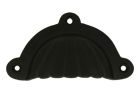 Poignée coquille noire 100x55 mm