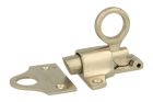 Loqueteau de fenêtre avec gâche à platine nickel satiné