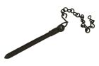 Goupille fenêtre coulissante en fonte noire Ø 7 mm 100 mm