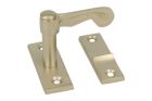 Loquet pour armoire/fenêtre/porte nickel satiné