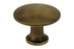 Knop messing verouderd klein Ø 23mm H16mm