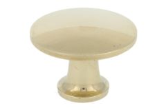 Knop ongelakt messing medium Ø 27mm H22mm