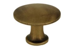Knop messing verouderd medium Ø 27mm H22mm