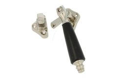 Loquet de fenêtre à battants (1915) laiton nickelé bakélite