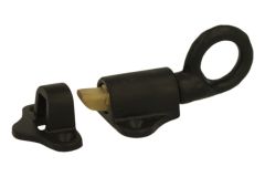 Loqueteau de fenêtre avec gâche à pattes en fonte noire