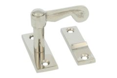 Slotje voor raam/deur/kast messing vernikkeld.