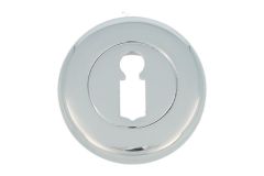 Sleutelrozet chrome rond verdekt rozet