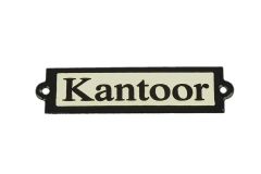 Geëmailleerd deurbordje "Kantoor"