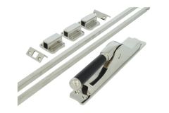 Espagnoletsluiting messing vernikkeld ebbenhout (1918)