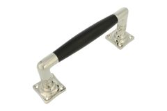 Deurgreep Tonmodel 400 serie 195mm messing vernikkeld