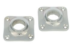 Rosace chromé Ø diamètre 15 mm (paire)