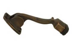 Deurvastzetter oud messing willekeurige deurstand 120mm