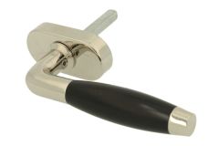 Greep (1932) messing vernikkeld ebbenhout