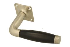 1/2 poignée de porte réversible nickel satiné (1932)