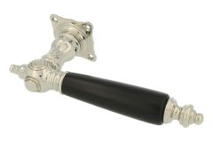 1/2 poignée de porte laiton nickelé tirant droit (1892)