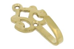 Crochet laiton poli. Profondeur 21 mm