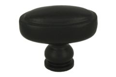 Pommeau de tirage de porte d'entrée en fonte noire 52x31 mm