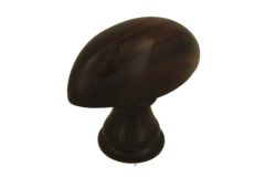 Kastknop palissanderhout model ei 57x29mm H53mm