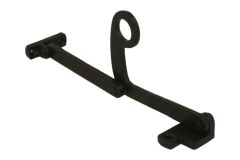 Entrebâilleur de fenêtre à auvent en fonte noir