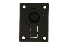 Anneau de trappe en fonte noire L39x H52x D15 mm