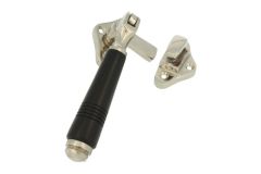 Raamboom kantelbaar (1908) messing vernikkeld ebbenhout