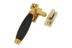 Raamboom (1932) kantelbaar ongelakt messing ebbenhout