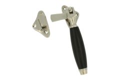 Raamboom kantelbaar (1929) messing vernikkeld ebbenhout