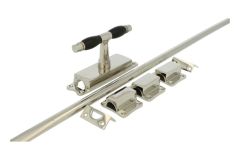 Krukespagnolet raam messing vernikkeld ebbenhout (1928)