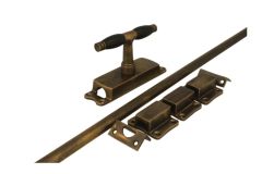 Krukespagnolet raam messing verouderd ebbenhout (1926)