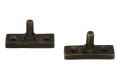 Set raampinnen messing verouderd