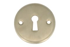 Sleutelrozet rond matnikkel. Prijs per stuk