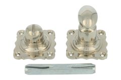 Toiletstift messing vernikkeld t.b.v. wc slot 8mm stiftmaat