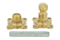 Toiletstift (1890) ongelakt messing t.b.v. wc slot