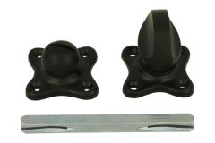 Toiletstift ijzer zwart poedercoat t.b.v. wc slot