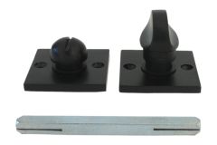 Toiletstift ijzer zwart poedercoat 50x50mm t.b.v. wc slot