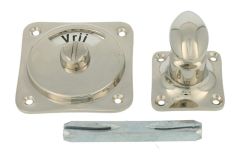 Vrij bezet toiletstift messing vernikkeld