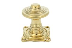 Voordeurknop ongelakt messing (1895)