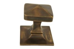 Voordeurknop messing verouderd (1926)