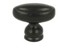 Bouton de meuble en fonte noire 38x24mm H33mm