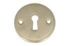 Rosace à clé en nickel satiné